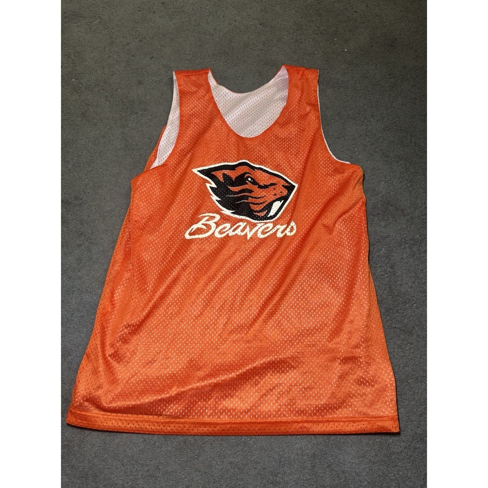 Oregon State Beavers Practice Jersey #11 Orange Mesh Adult Small